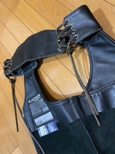 カドヤ（KADOYA）　レザーチャップス　２２インチ　Mサイズぐらい