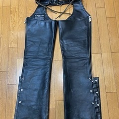 カドヤ（KADOYA）　レザーチャップス　２２インチ　Mサイズぐらいの画像