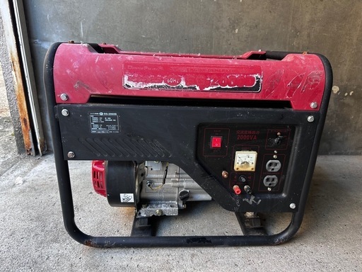 エンジン発電機　EG-2060D 動作確認済み