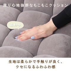 もこもこ座椅子の画像