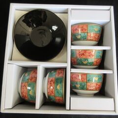 　お湯飲み茶托　５客セット（SHOUZAN）お湯飲み８．５ｃｍ×...