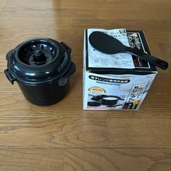 【美品】電子レンジ専用炊飯器2合炊きの画像