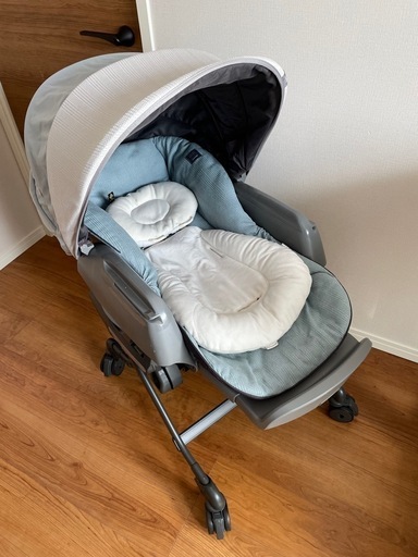 【状態◎ 】コンビ ホワイトレーベル ネムリラ AUTO SWING BEDi Long スリープシェル EG