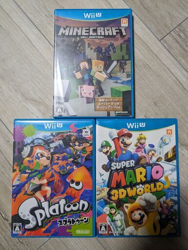 Wii U, Wii, PS3 ソフト各種