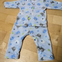 しまむら　フリースパジャマ　80cm