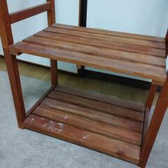 ウッドシェルフ／ニトリの画像