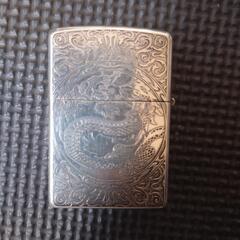 ZIPPO 昇龍andアラベスク柄5面レーザー彫刻