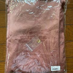 ★未使用★ ワイドストレートパンツ ピンクベージュ 前後ポケット付きの画像