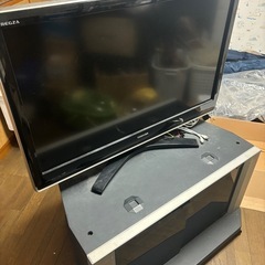 壊れたテレビとDVDプレーヤー