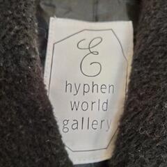 【お引き取り決定致しました】フード付コート ブラック E hyphen world gallery　 の画像
