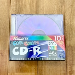 【未開封】ケース付　CD-R  カラーCD 700MB  80分...