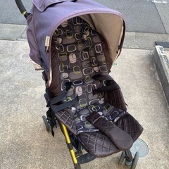 ベビーカーAprica スティックフラット　ｺﾝﾎﾟｼﾞｼｮﾝｸ...