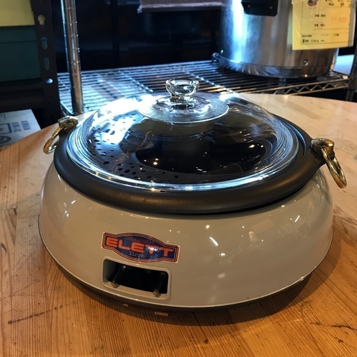 【引き取り限定】中古品 エレット\u0026しゃぶ鍋セット しゃぶしゃぶ グリル鍋