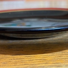 茶托　5枚セット　漆塗り？の画像