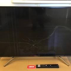 ＜ジャンク＞液晶割れ・SONY  KJ-43X7500F  43型 4K液晶テレビ 