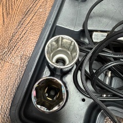 電動インパクトレンチ　DC12V電源　自動車用　BAL　超薄型ソケット付属（19mm、21mm）の画像
