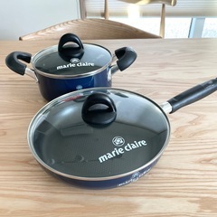 【新品未使用】marie claire フライパン&鍋セット