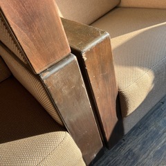 【¥0】【引き取り限定】1人用ソファ3台まとめて ※傷ありの画像