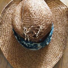 ラルフローレン  破れ麦わら帽子👒