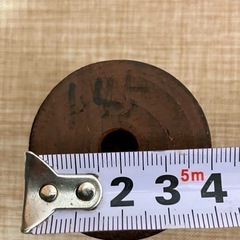 【軸先】特大「紫檀」1寸4.5分（1組）の画像
