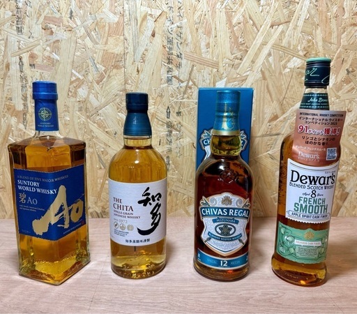 未開封 碧 知多 シーバスリーガル12年 ミズナラ デュワーズ フレンチスムース