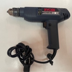 RYOBI リョービ　コンパクトドリル　CD-10 チャックハンドル付属　電動工具　稼働確認済　中古品　③の画像