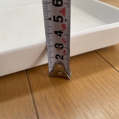 陶器角皿　ホワイトの画像