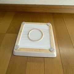 陶器角皿　ホワイトの画像