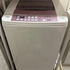 アクア洗濯機V W800F♪2017年製
