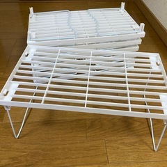 キッチン折りたたみラックx7点
