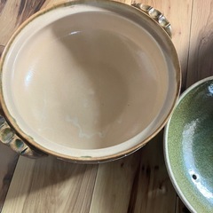 【未使用(自宅保管)】織部土鍋10号の画像