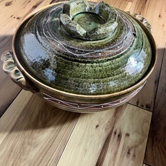 【未使用(自宅保管)】織部土鍋10号の画像