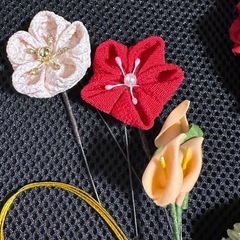 【髪飾り】　和装　手作りの画像