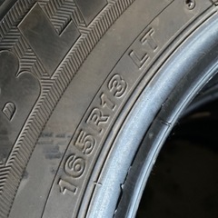 165R13LT 8PR BS冬タイヤ VL1 2016年製造 4本の画像