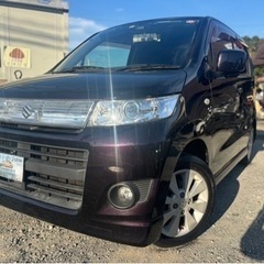 人気車種 スズキ ワゴンRスティングレー 機関良好！車検令和8年...