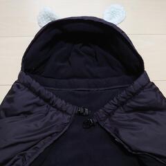 ダウン フェザー ベビーカー 抱っこ紐 防寒 ケープ ブランケット フットマフの画像