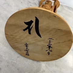 【売約済】木製 阿弥陀如来 観音菩薩 大仏 置物 サイズ23×23×55cmの画像