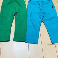 80㎝長ズボン2枚セットの画像