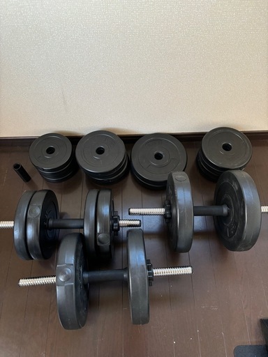 トレーニングベンチ&ダンベル3つセット