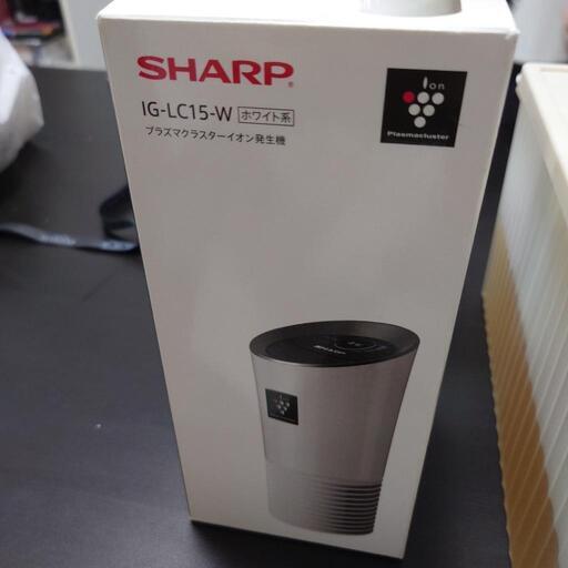 【値下げ】卓上空気清浄機(SHARP社製:IG-LC15-W)