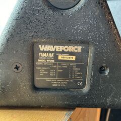 YAMAHA USA WF206 WAVEFORCE　PAスピーカー　2本１ペアの画像
