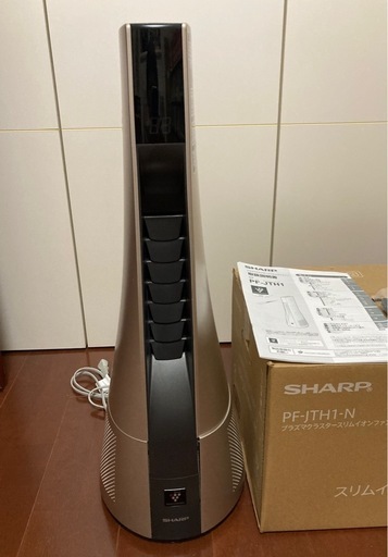 格安　\n美品　シャープ　プラズマクラスタースリムイオンファンhot\u0026cool