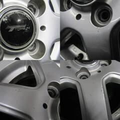 ブリヂストン TOPRUN 14in 4.5J +46 PCD100 4穴 ブリザック VRX 165/65R14 79Q 4本 トップランの画像