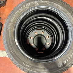 スタッドレスタイヤ　155/65R14　ミシュラン　バリ溝