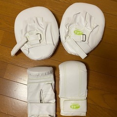 美品！ボクササイズ用グローブとミット