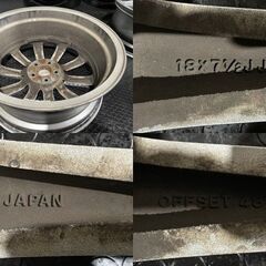 SUBARU フォレスター STI 純正ホイール 18インチ 4本 7.5J5HPCD100+48 レガシィ エクシーガ流用可　(MHA271)クレジットカード QRコード決済可能の画像