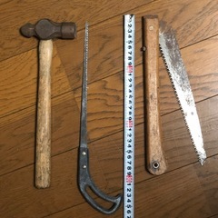 ハンマー　金槌　ノコギリ　ボードカッター　ボードソー　DIY 工具セットの画像