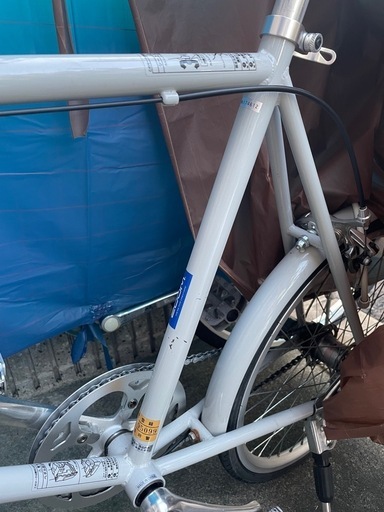 無印良品 自転車 ミニベロクロモリ20インチ 3段変速 グレー