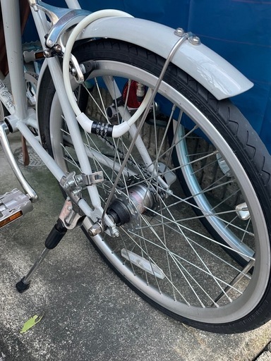 無印良品 自転車 ミニベロクロモリ20インチ 3段変速 グレー