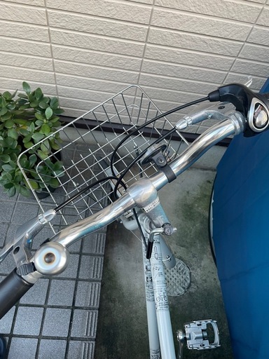 無印良品 自転車 ミニベロクロモリ20インチ 3段変速 グレー